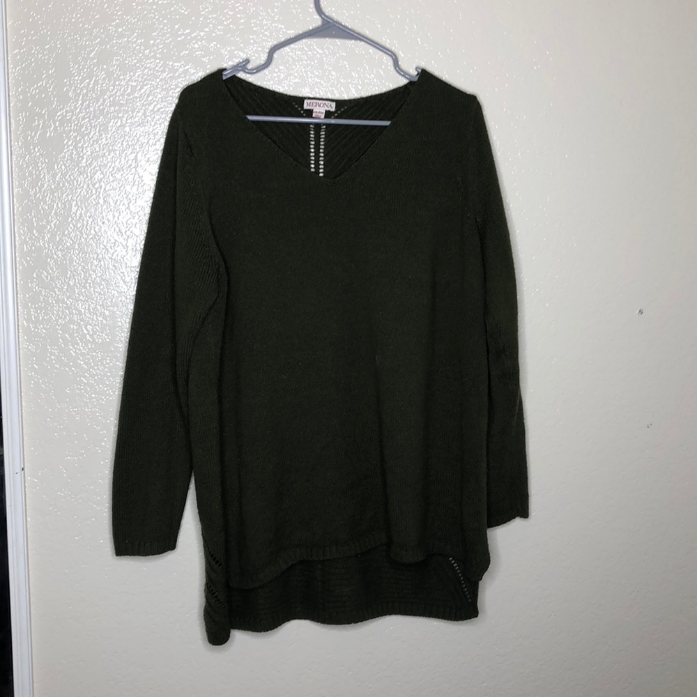 Army Green oversized sweater